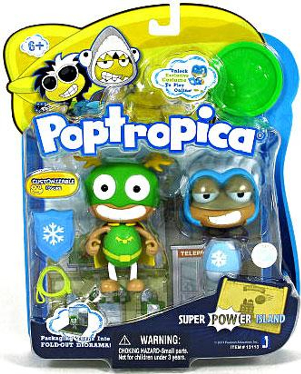 Poptropica Super Power Island 3-Inch Mini Figure 2-Pack