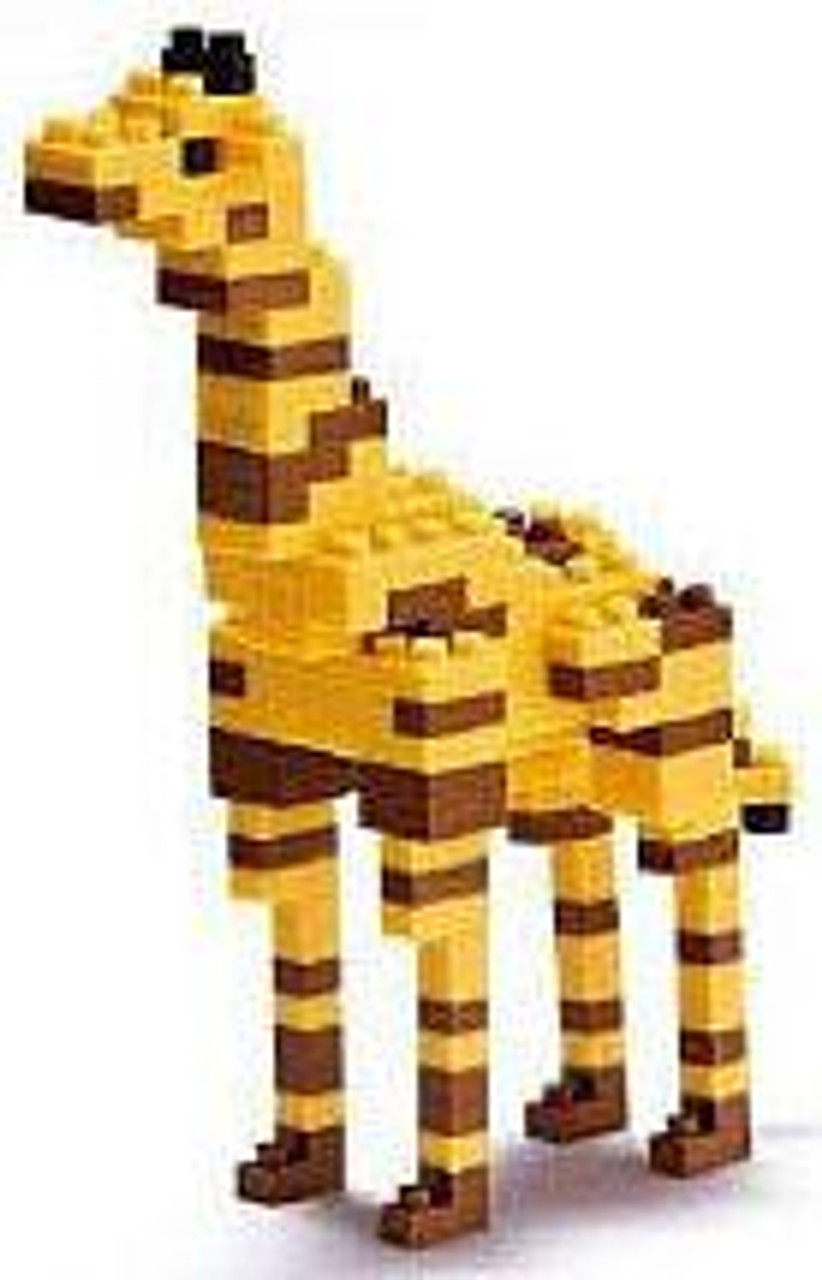 Nanoblock Micro-Sized Building Block Giraffe Figure Set
