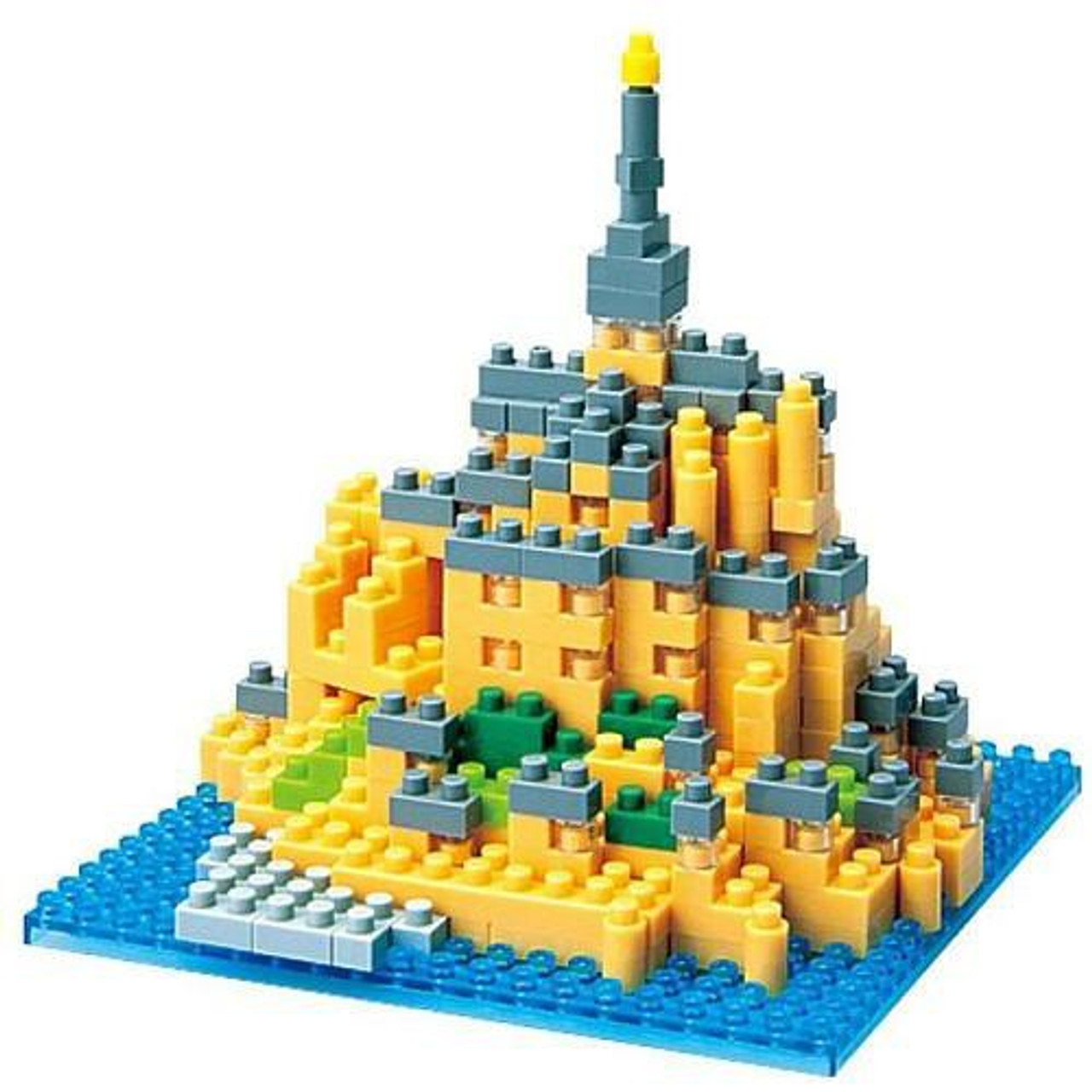 Nanoblock Micro-Sized Building Block Mont Saint-Michel Figure Set