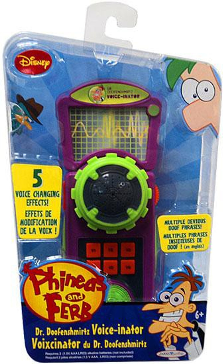 Disney Phineas and Ferb Dr. Doofenshmirtz Voice-inator Roleplay Toy - ToyWiz