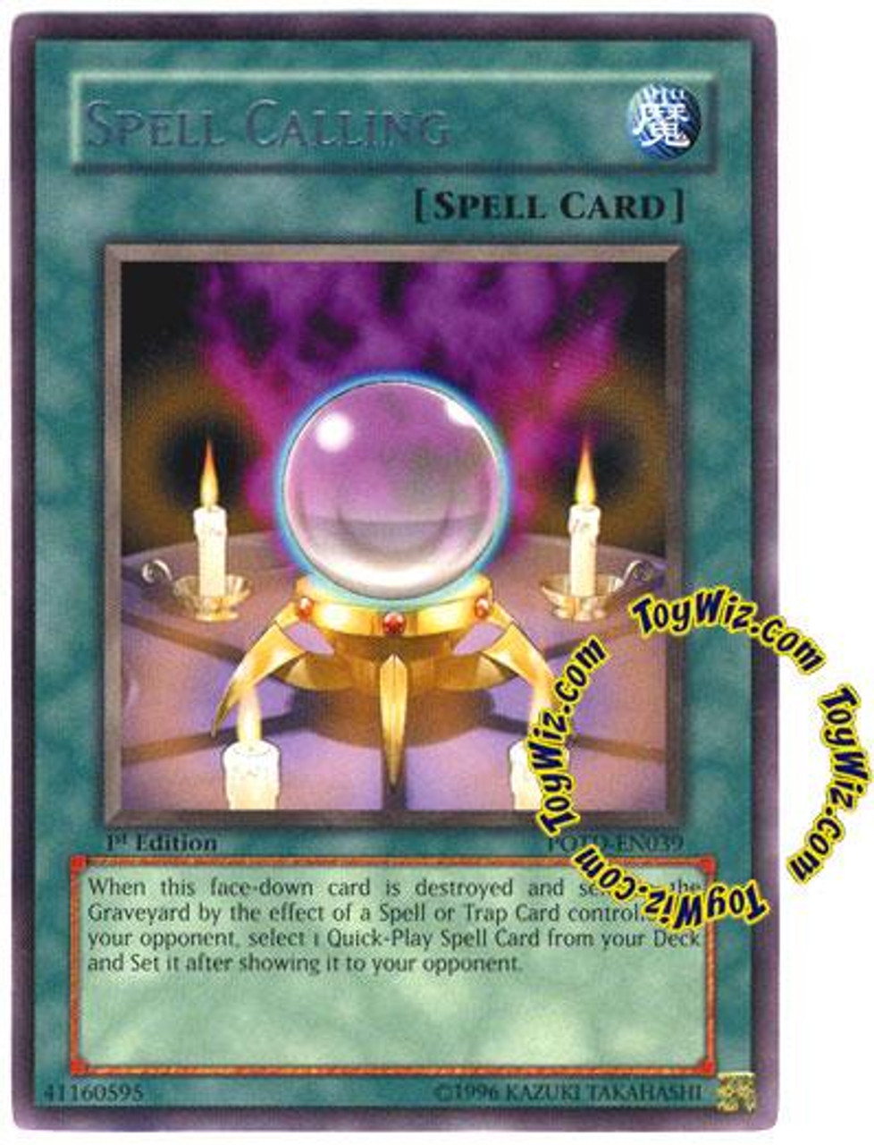 YuGiOh GX Power of the Duelist Single Card Rare Spell Calling POTD