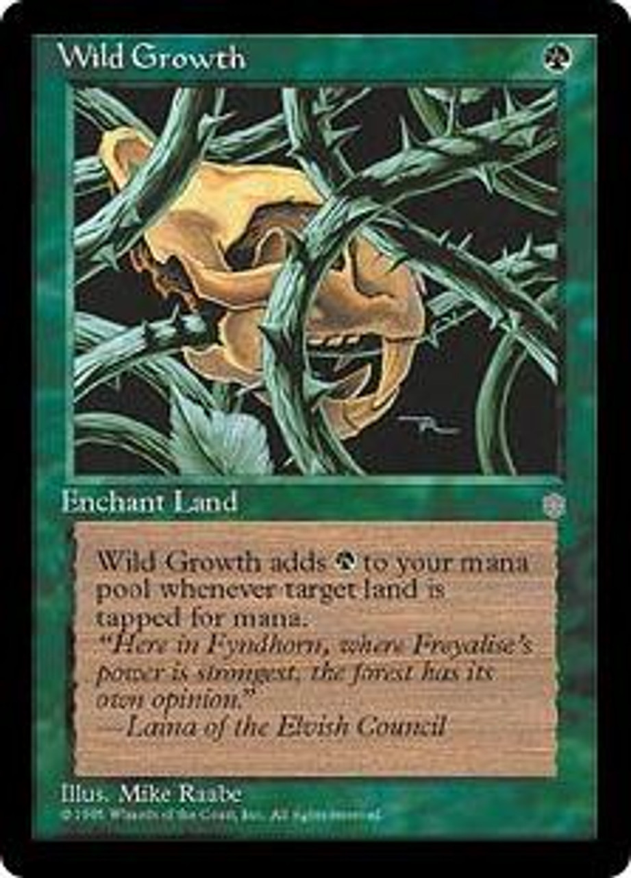 Magic The Gathering Ice Age Single Card Common Wild Growth 