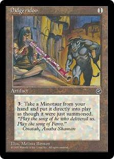 Magic The Gathering - Didgeridoo (Homelands) - Carta Rara MTG