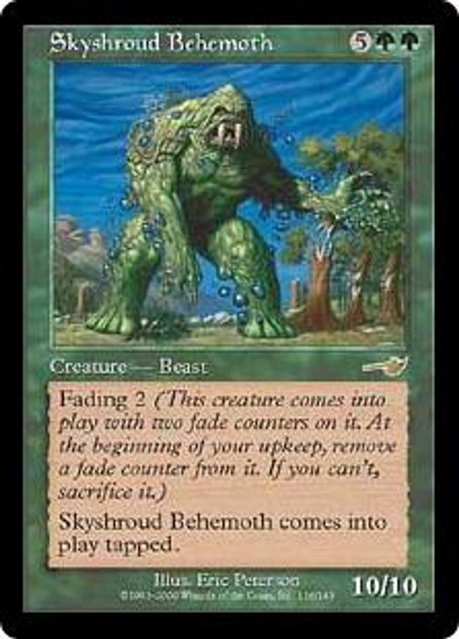 MtG Nemesis Rare Skyshroud Behemoth #116