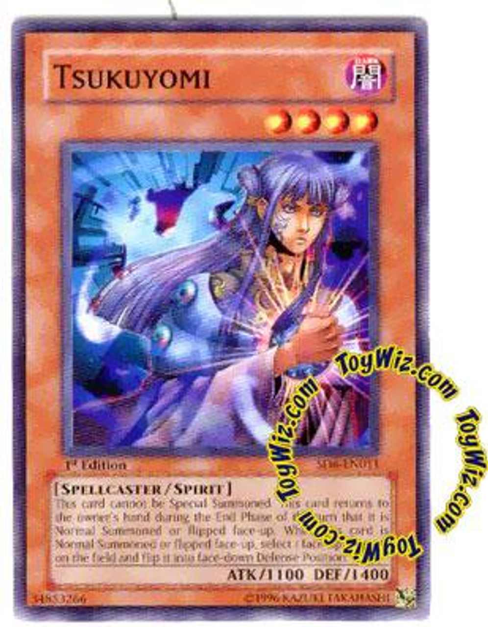 YuGiOh Structure Deck: Spellcaster's Judgment Common Tsukuyomi SD6-EN011