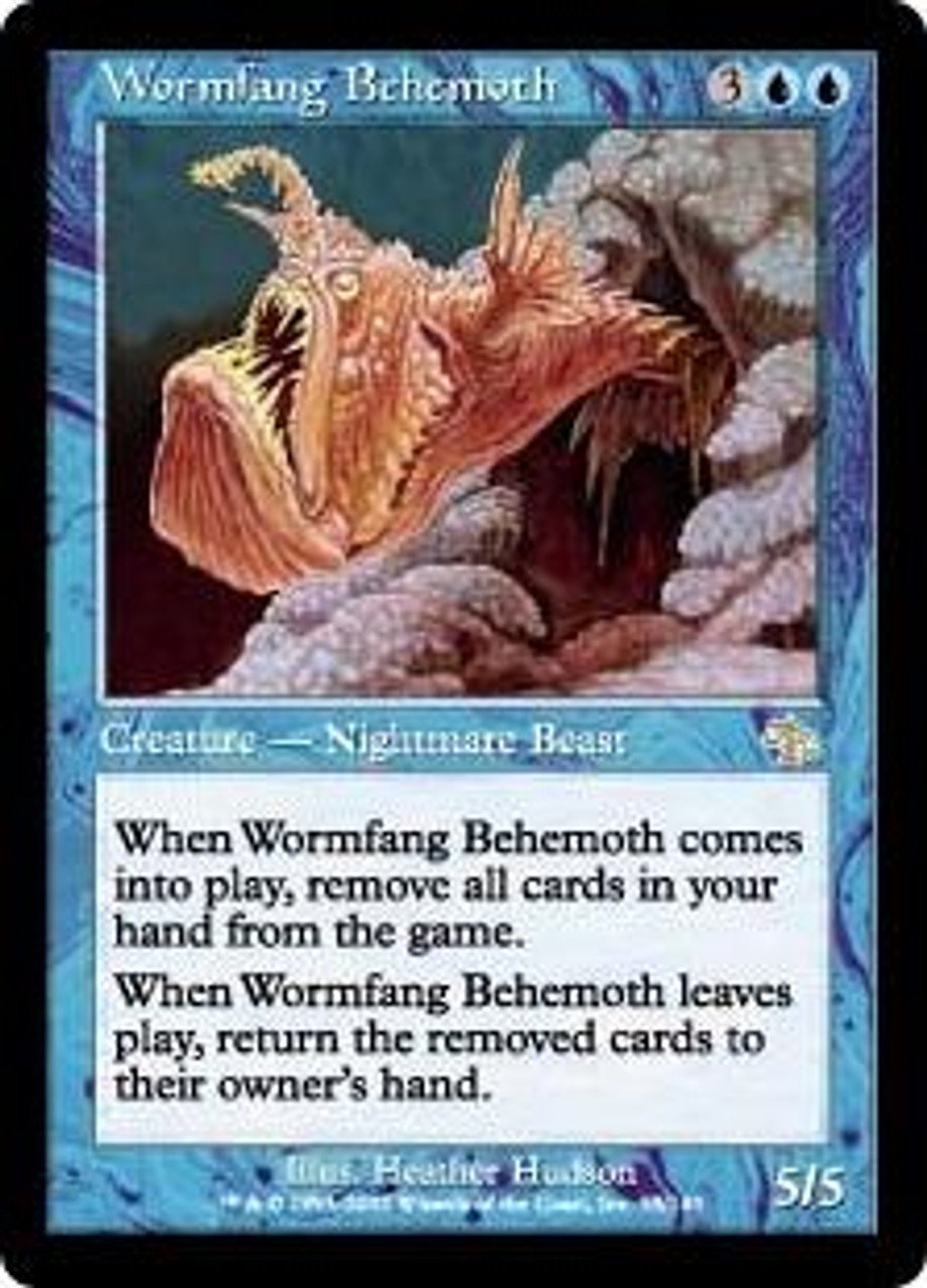 MtG Judgment Rare Wormfang Behemoth #55