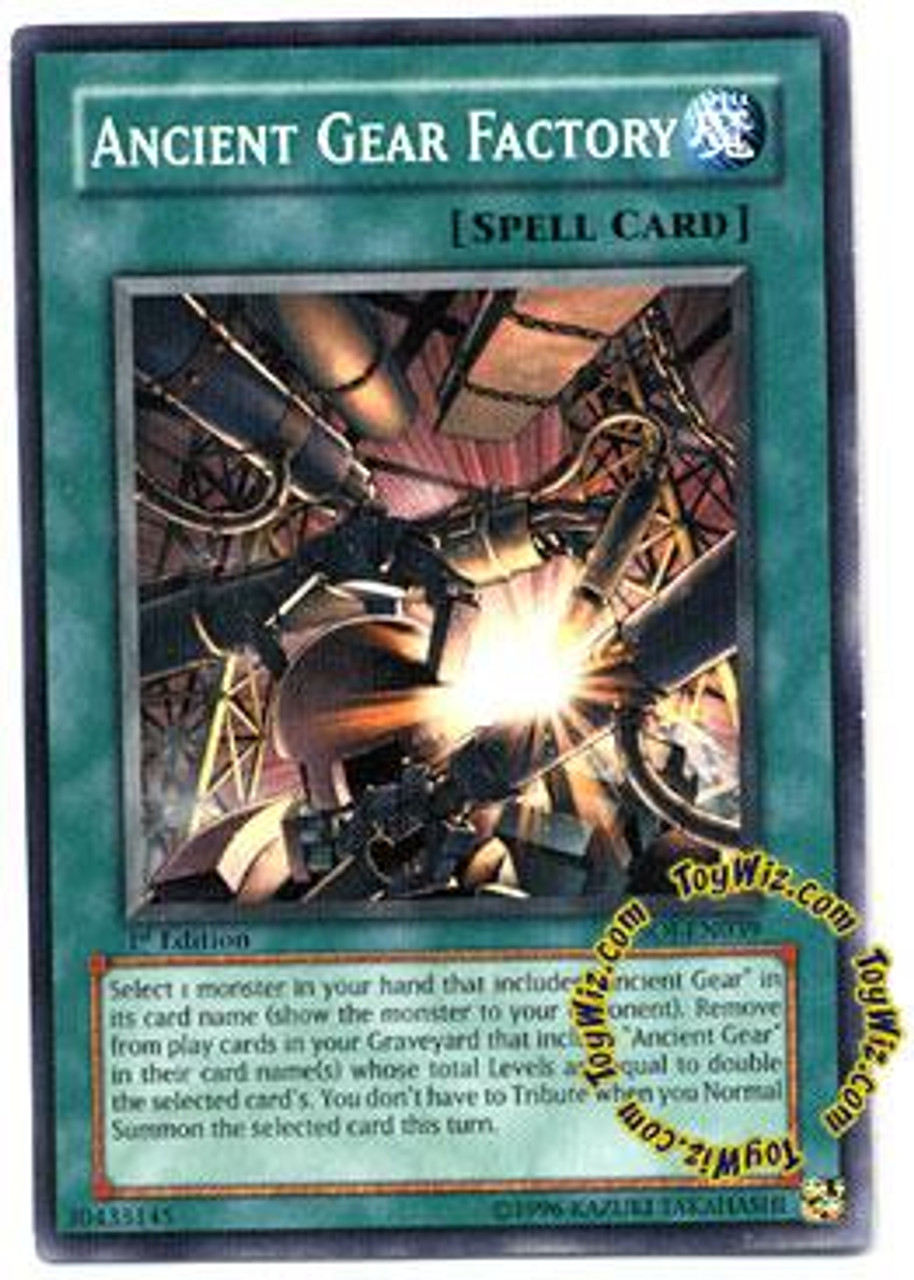 YuGiOh GX Shadow of Infinity Common Ancient Gear Factory SOI-EN039