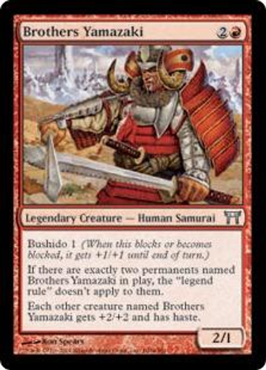 MtG Champions of Kamigawa Uncommon Foil Brothers Yamazaki #160