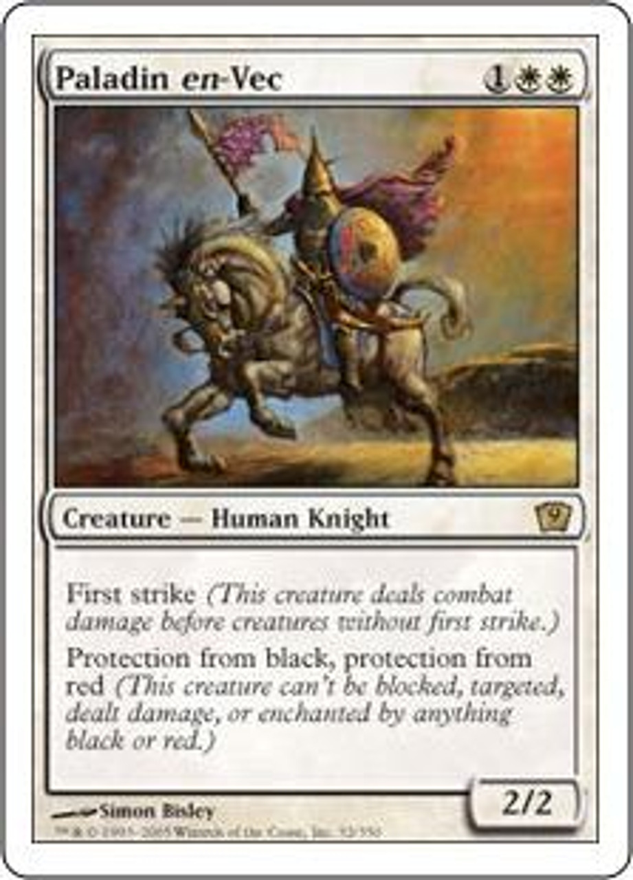 MtG 9th Edition Rare Paladin en-Vec #32