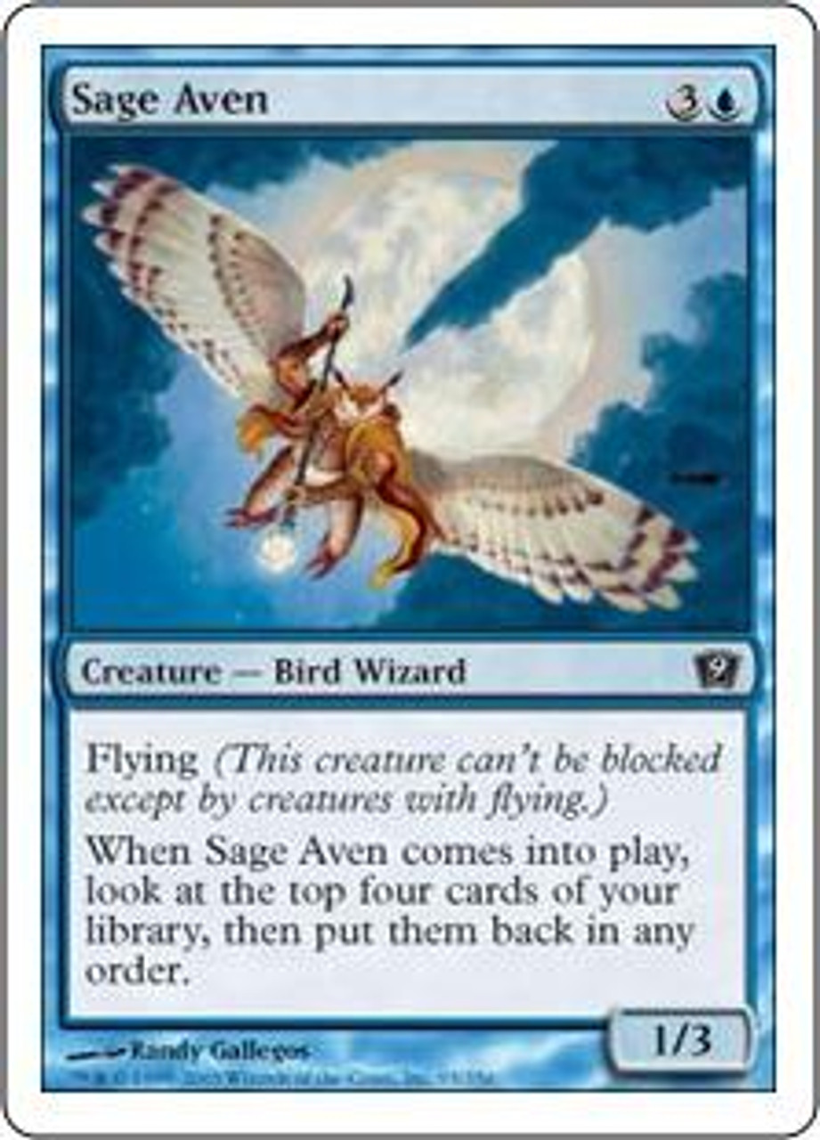 MtG 9th Edition Common Sage Aven #95