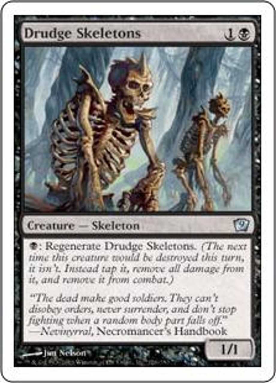 MtG 9th Edition Uncommon Drudge Skeletons #126