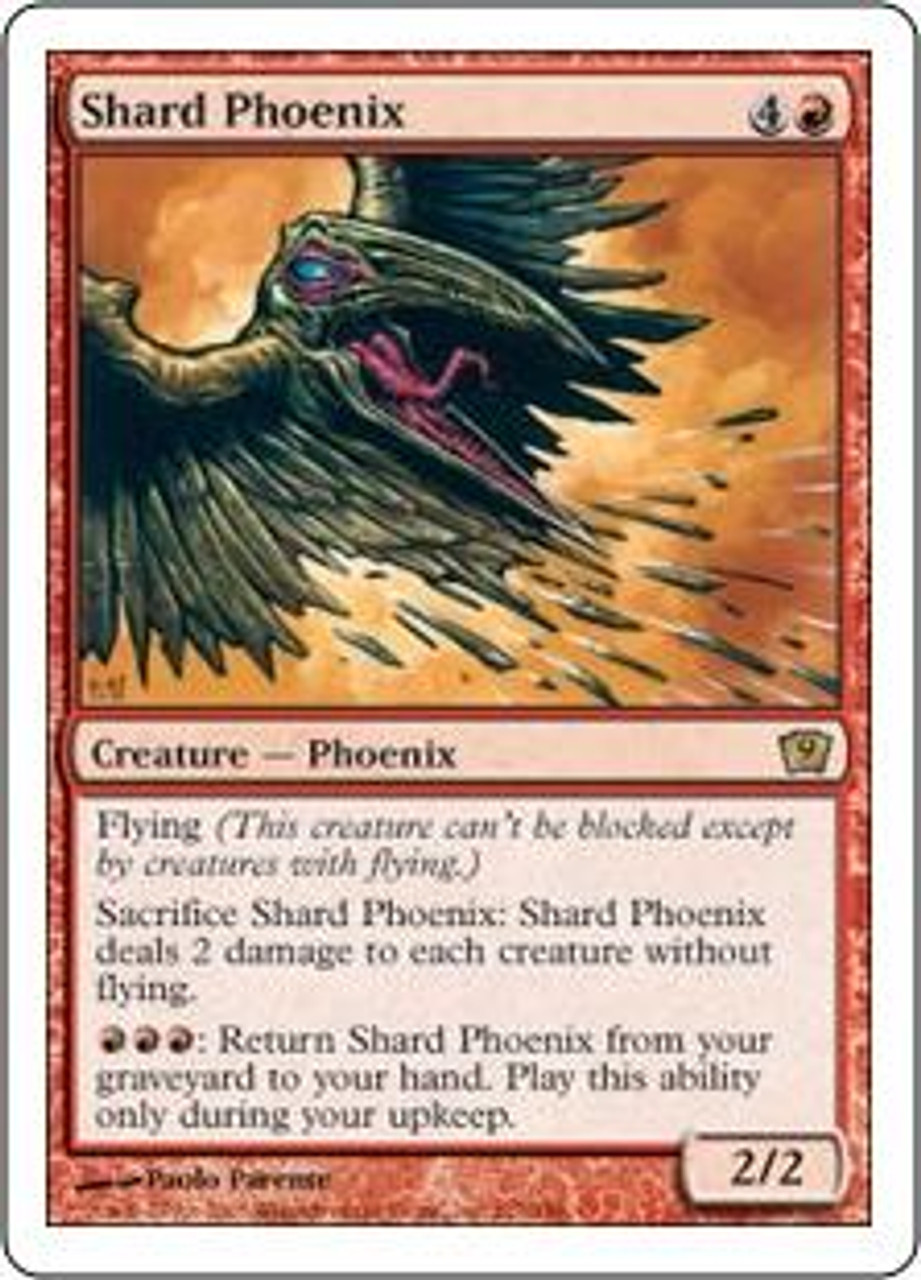 MtG 9th Edition Rare Shard Phoenix #217