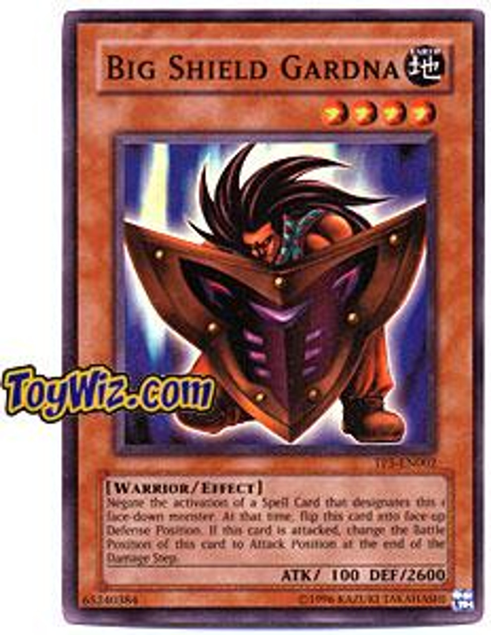 YuGiOh Tournament Pack 5 Super Rare Big Shield Gardna TP5-EN002