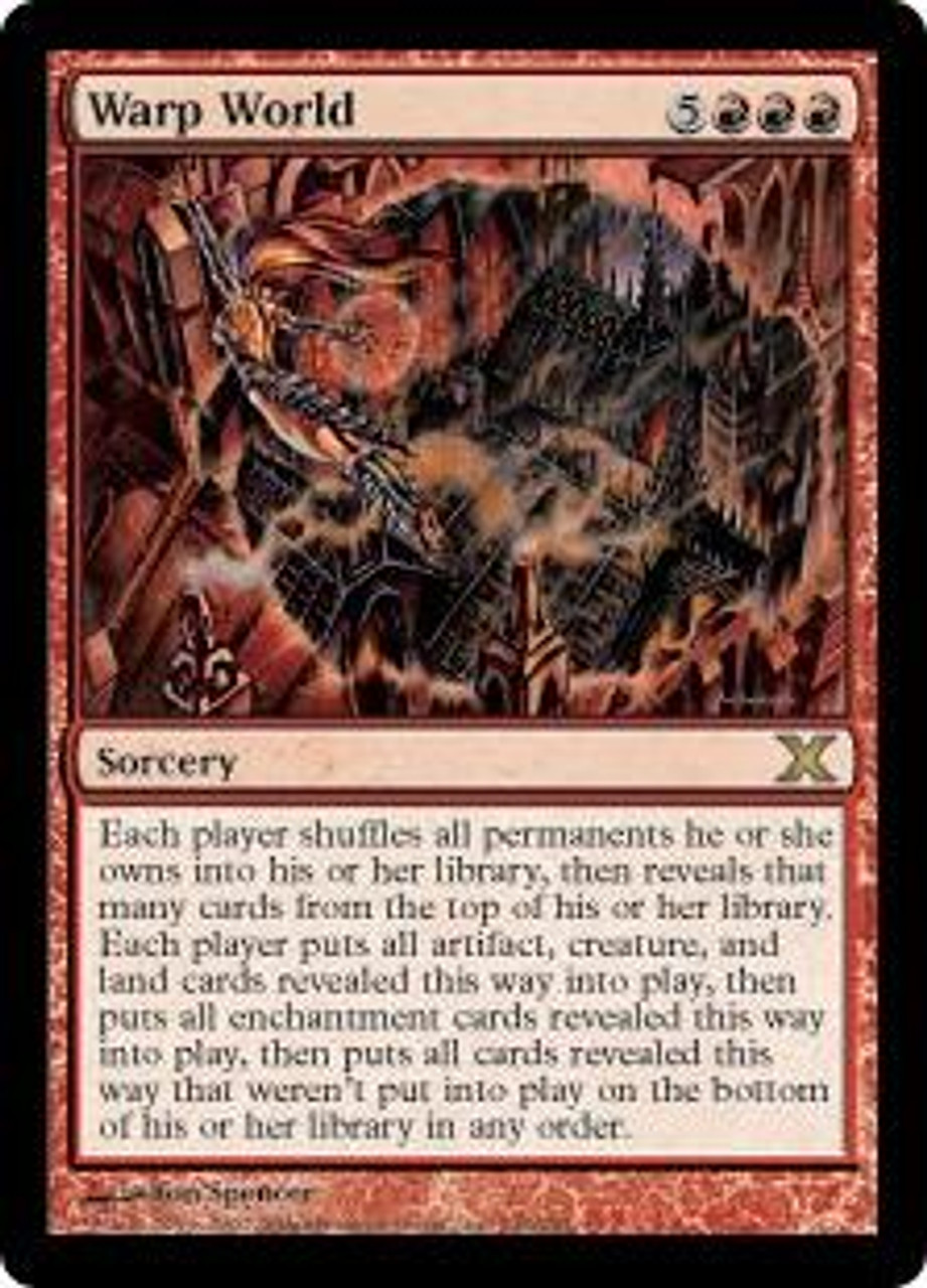 MtG 10th Edition Rare Warp World #248