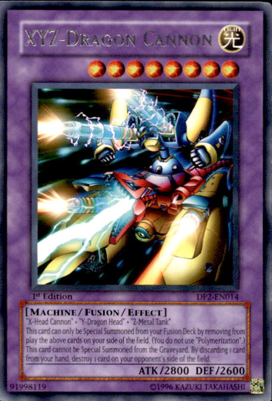 YuGiOh GX Duelist Pack Chazz Rare XYZ - Dragon Cannon DP2-EN014