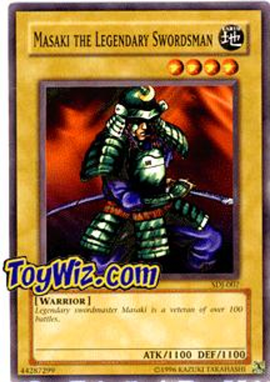 YuGiOh Joey Starter Deck Single Card Masaki The Legendary Swordsman SDJ