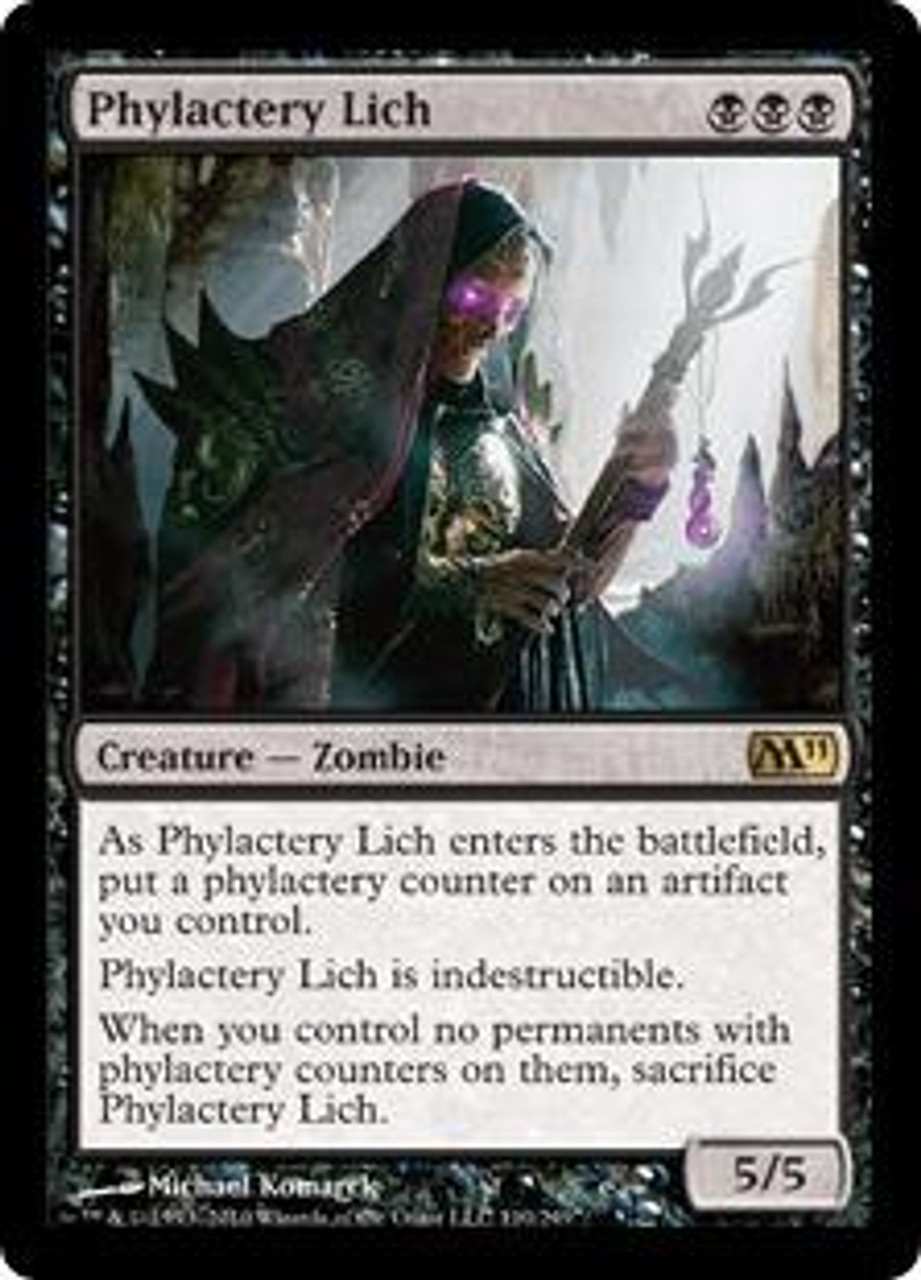 MtG Magic 2011 Rare Phylactery Lich #110