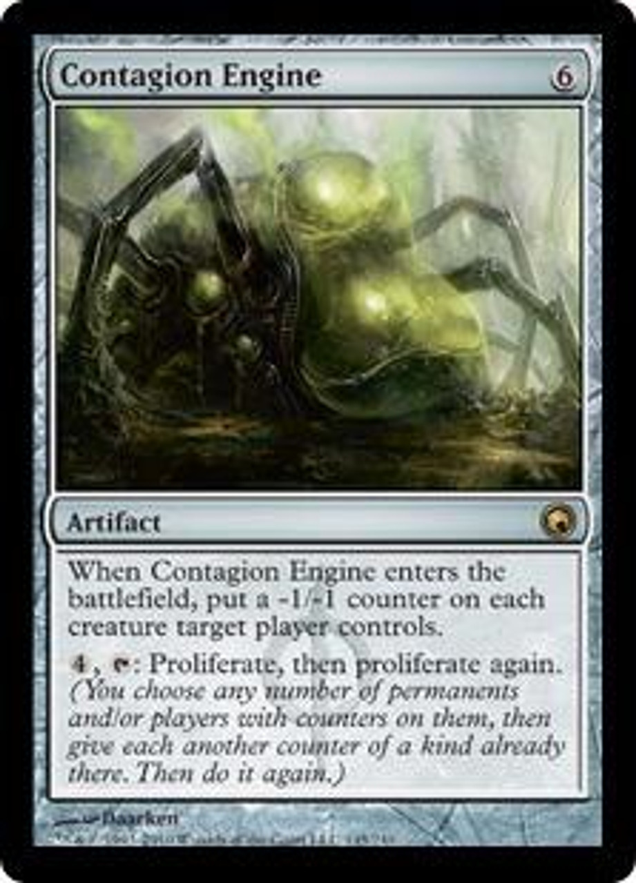 MtG Scars of Mirrodin Rare Contagion Engine #145