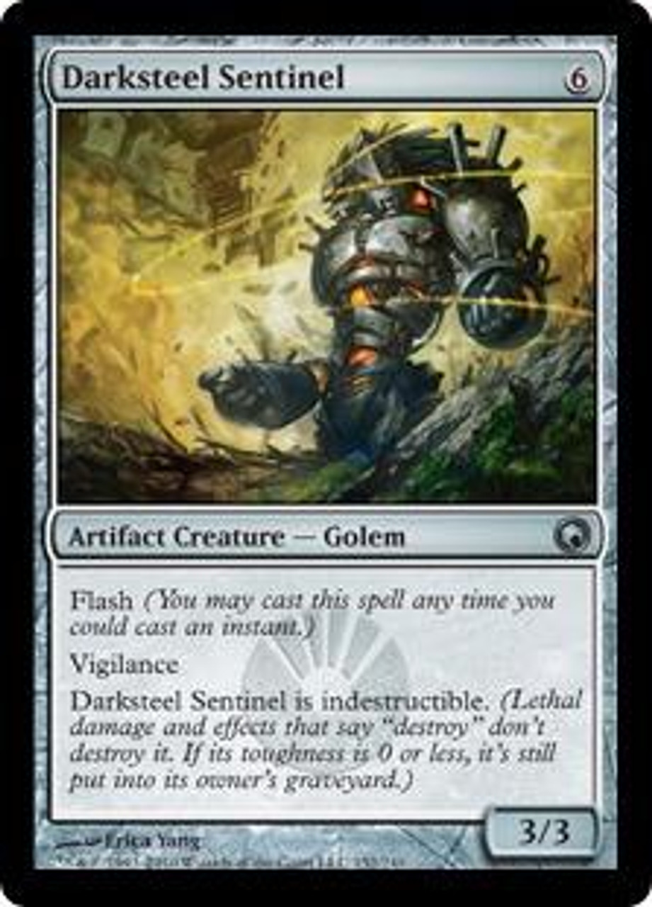 MtG Scars of Mirrodin Uncommon Darksteel Sentinel #152