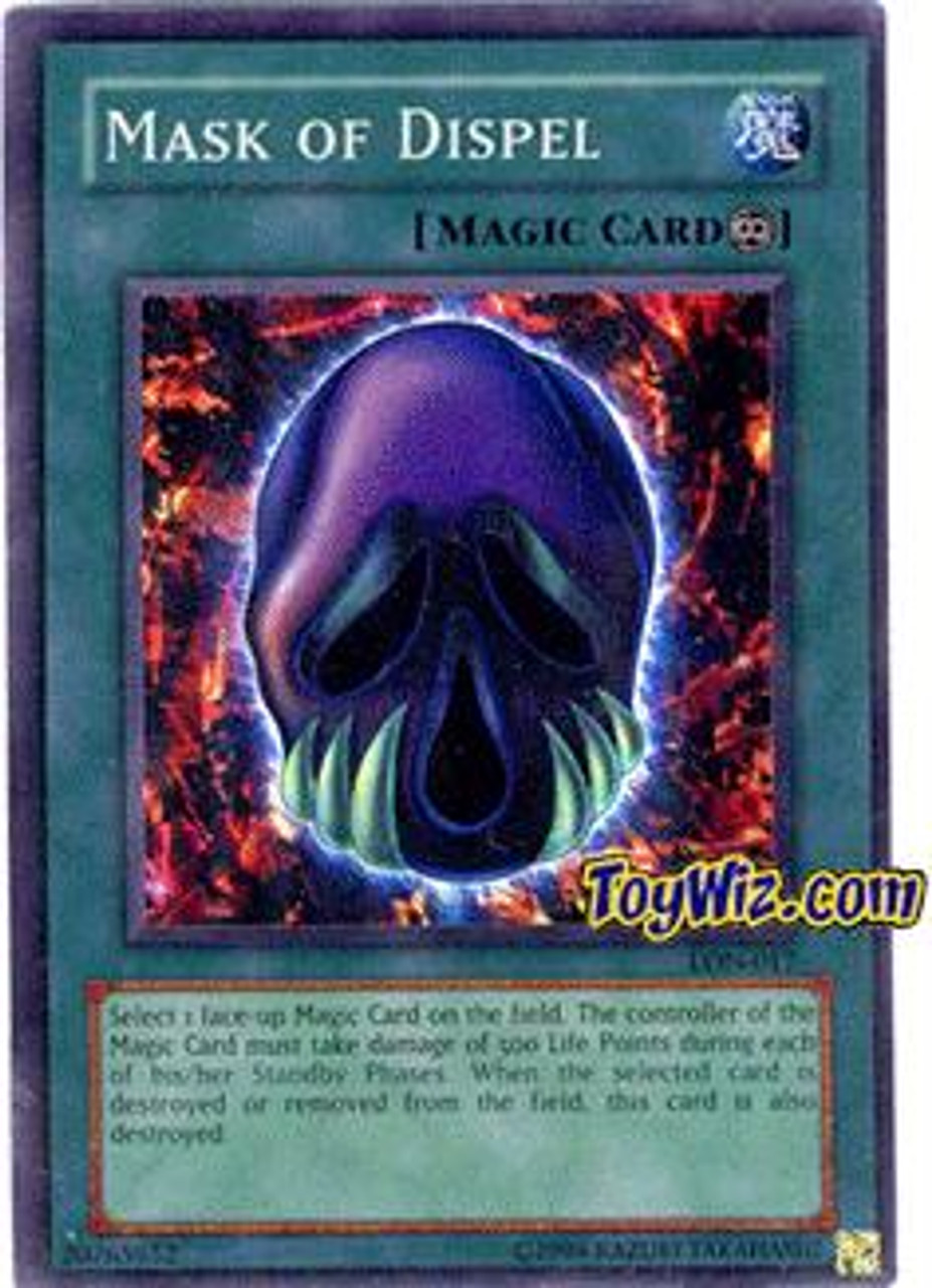 YuGiOh Labyrinth of Nightmare Rare Mask of Dispel LON-017