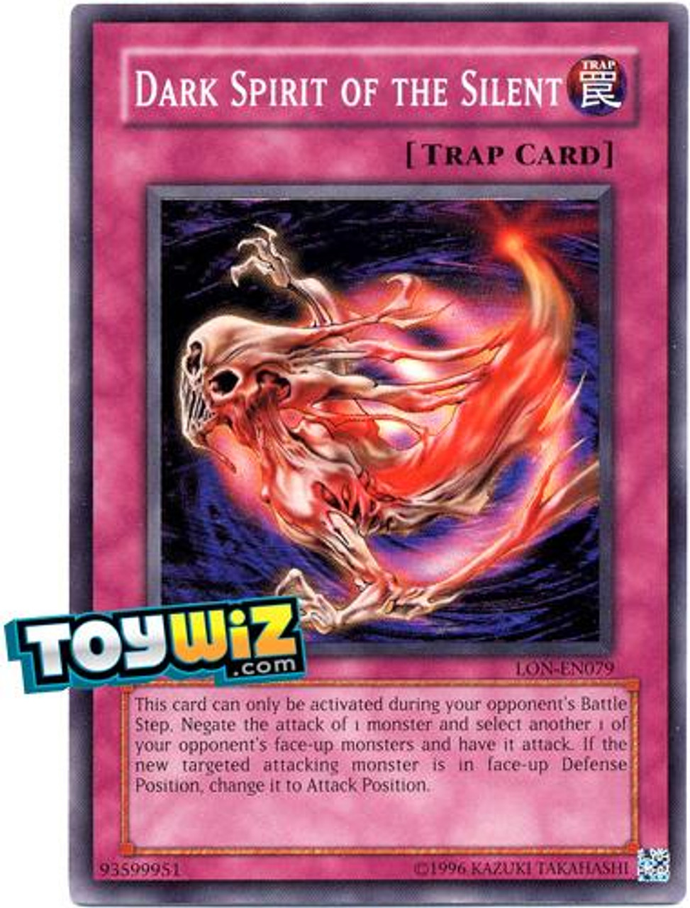 YuGiOh Labyrinth of Nightmare Rare Dark Spirit of the Silent LON-079