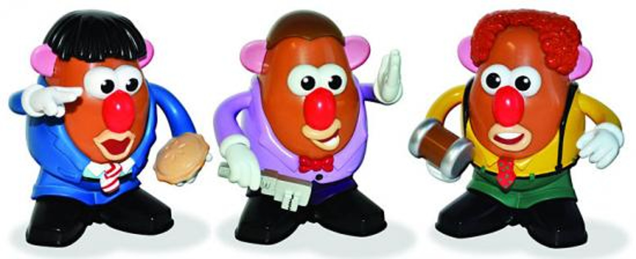 The Three Stooges Three Stooges Collector Set Mr. Potato Heads
