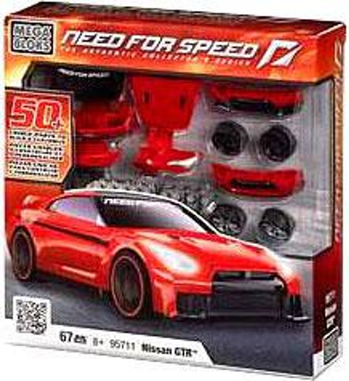 Mega Bloks Need for Speed Nissan GTR Set #95711