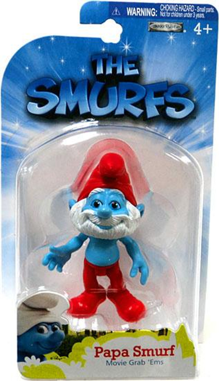 The Smurfs Movie Grab 'Ems Papa Smurf Mini Figure