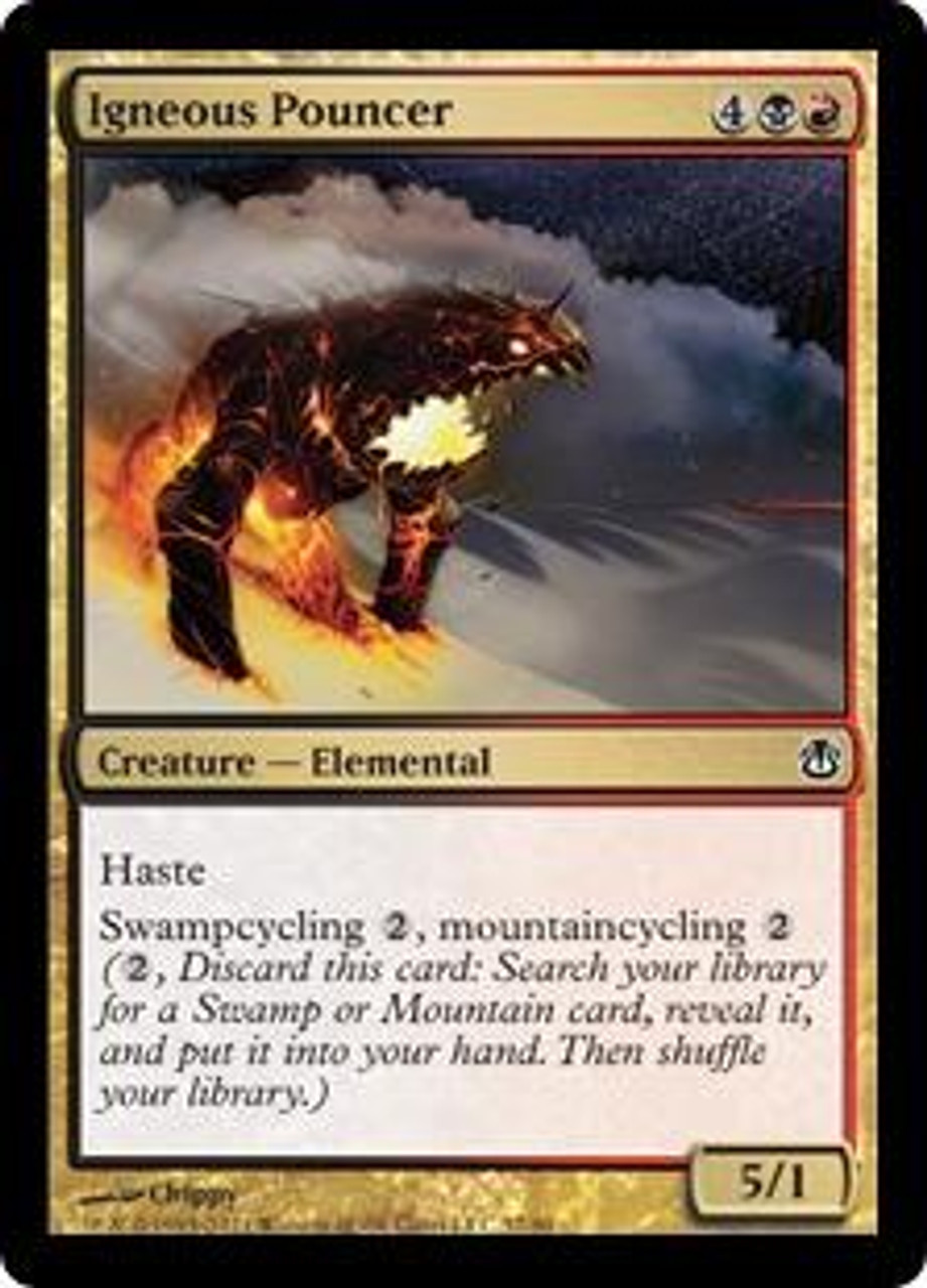 MtG Duel Decks: Ajani vs. Nicol Bolas Common Igneous Pouncer #57