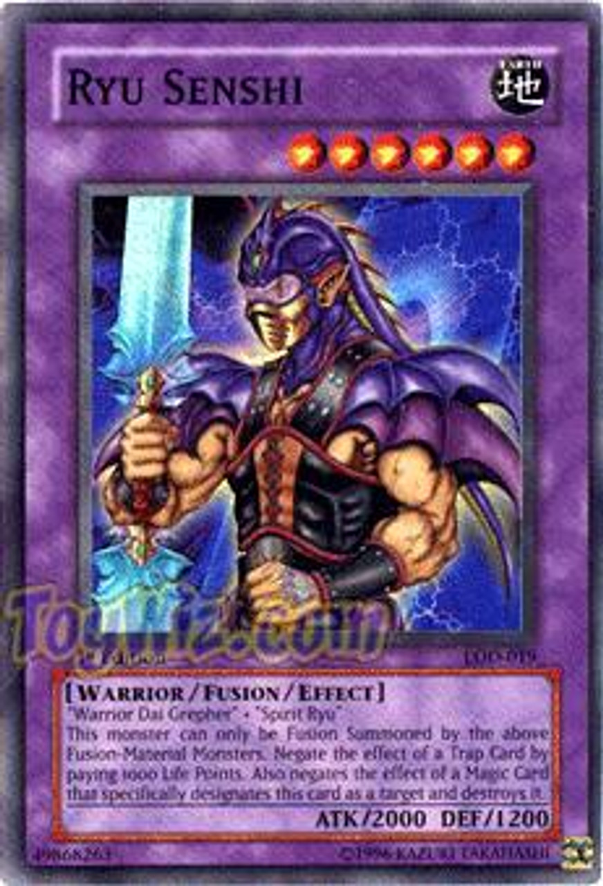 YuGiOh Legacy of Darkness Super Rare Ryu Senshi LOD-019