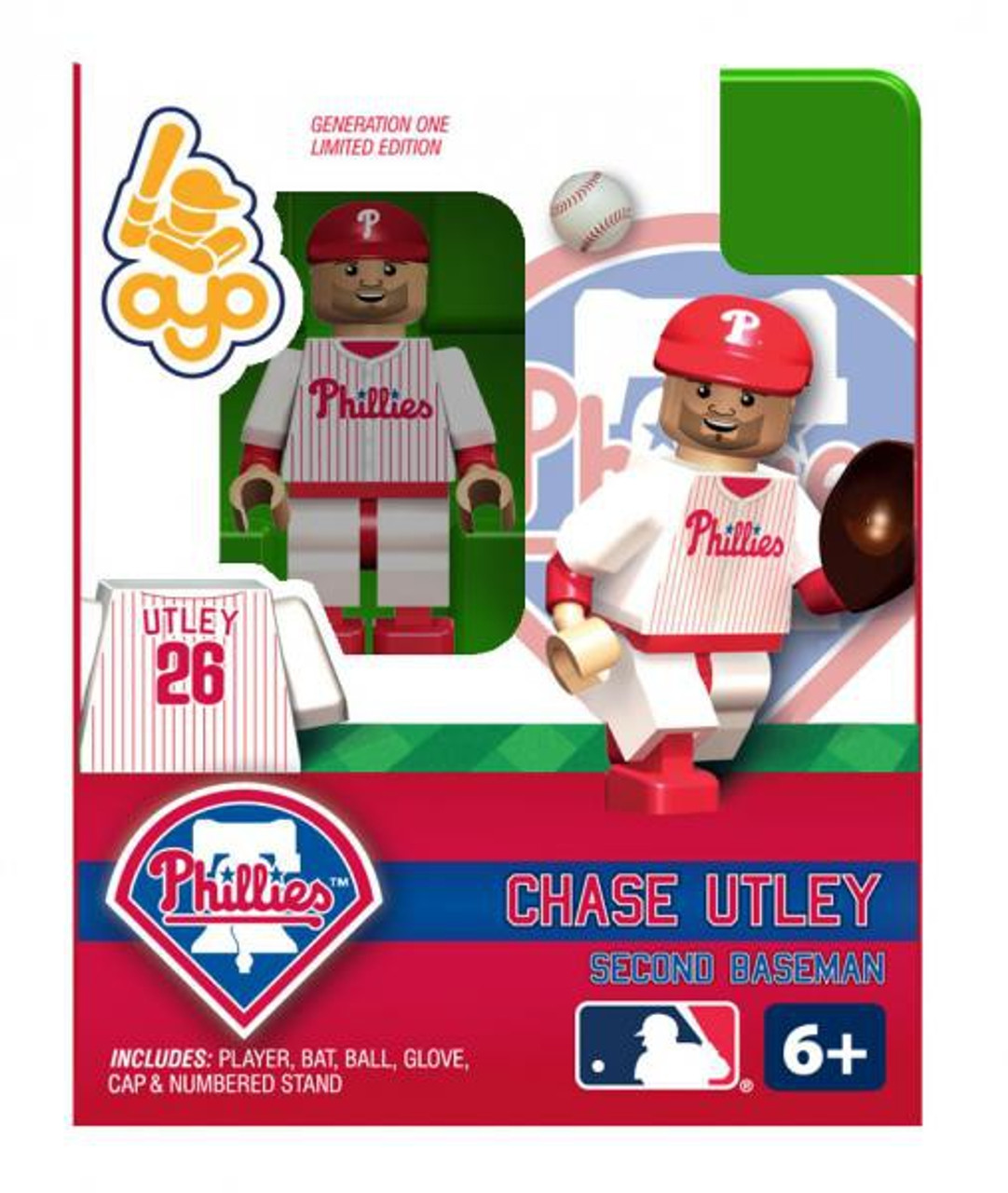 Philadelphia Phillies MLB Generation One Chase Utley Minifigure
