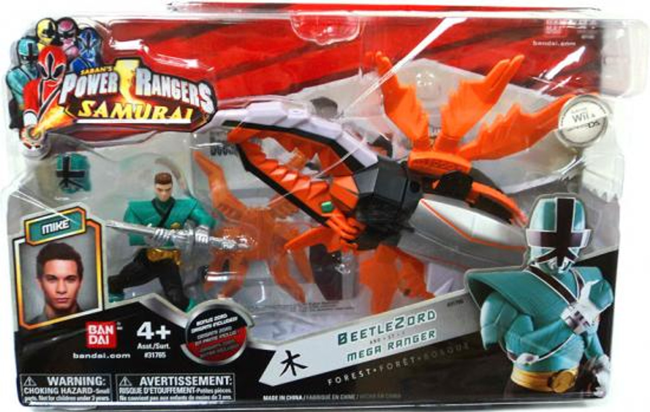 Power Rangers Samurai BeetleZord & Mega Ranger Forest Action Figure
