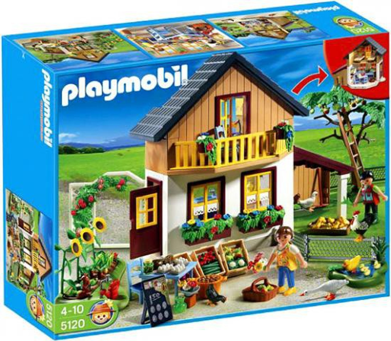 Playmobil Farm House with Market Set #5120