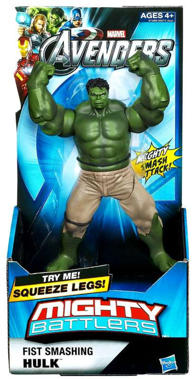 Marvel Avengers Mighty Battlers Fist Smashing Hulk Action Figure