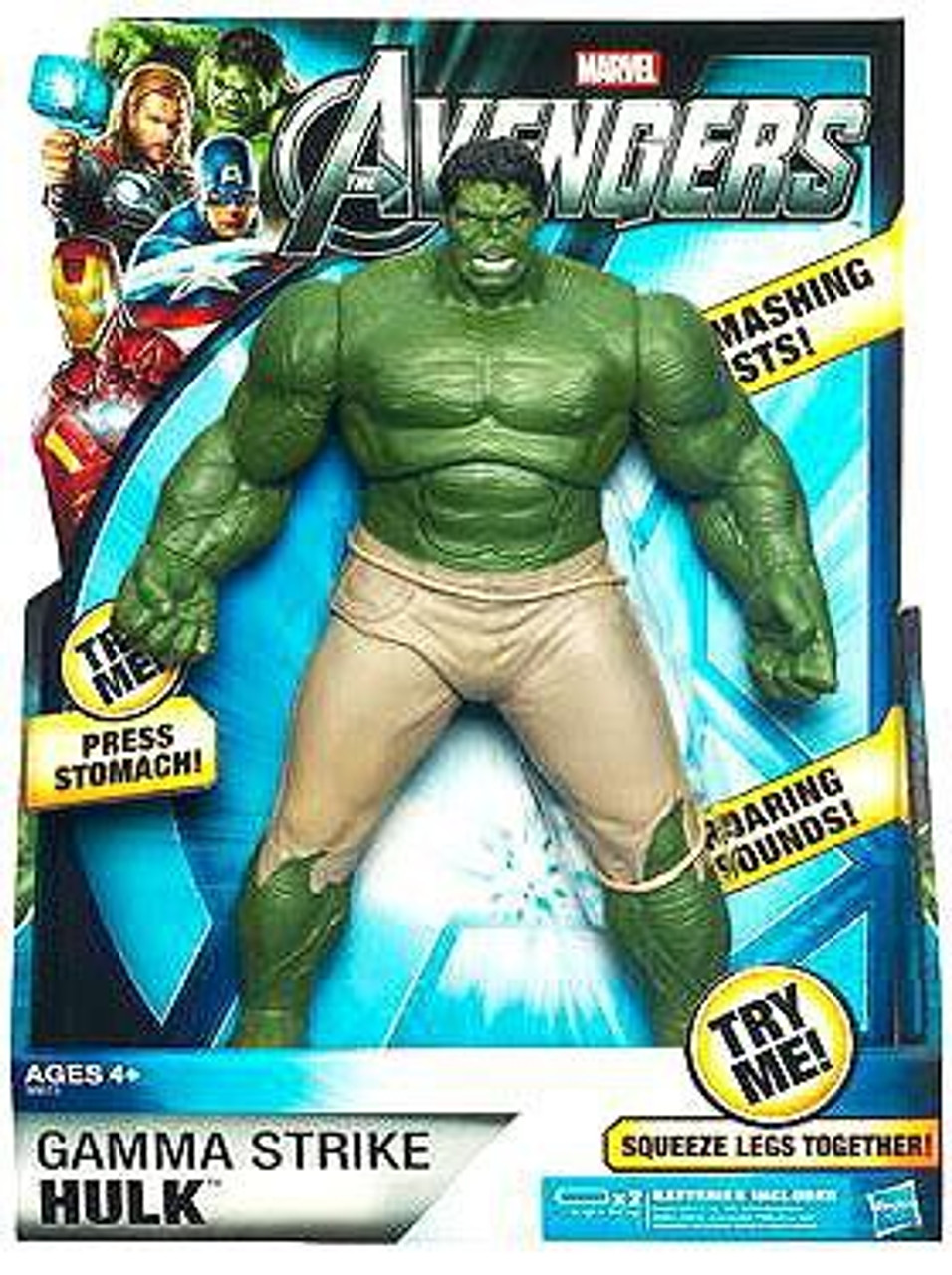 Marvel Avengers Mighty Battlers Gamma Strike Hulk Action Figure