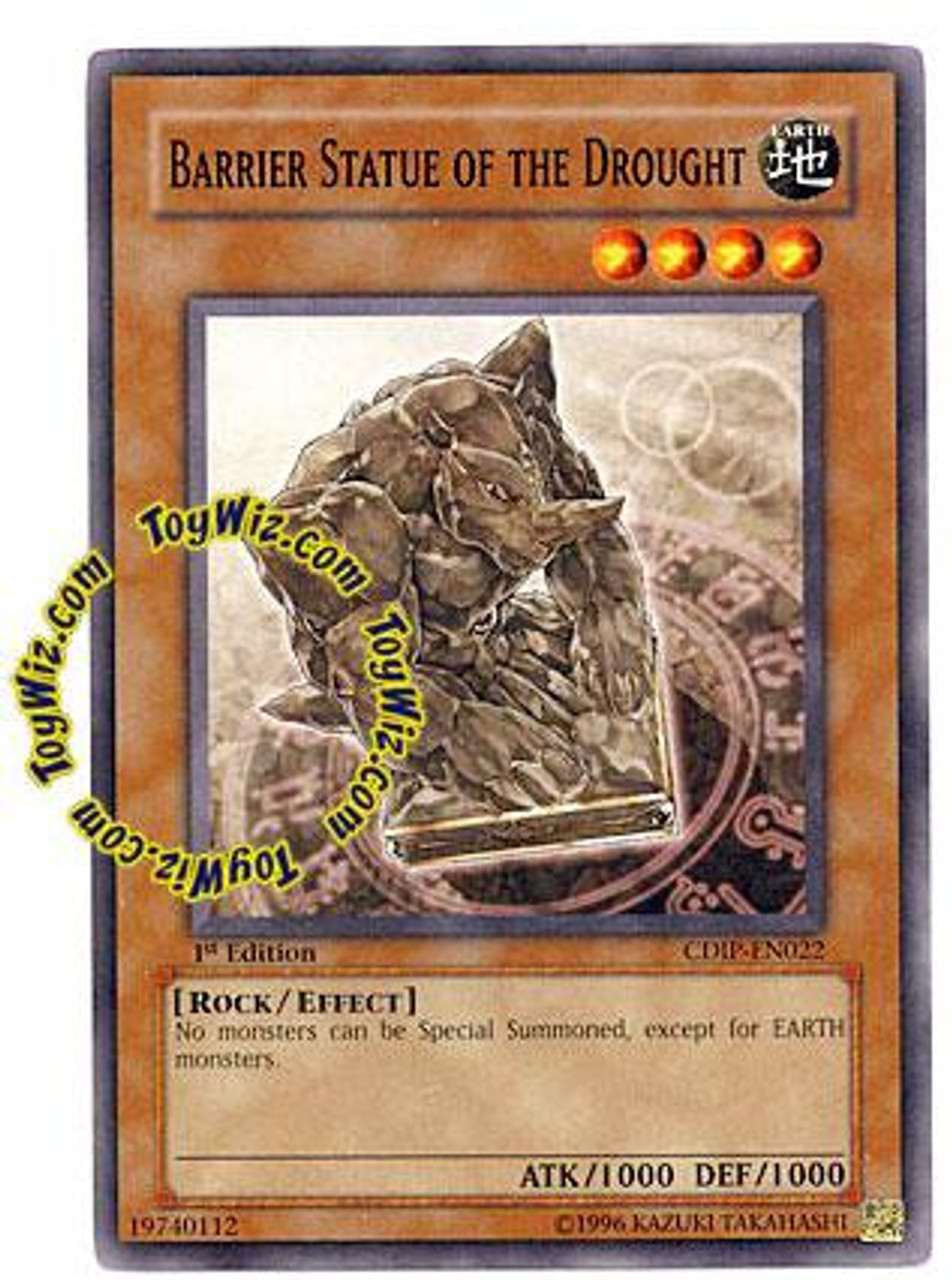 YuGiOh GX Cyberdark Impact Common Barrier Statue of the Drought CDIP-EN022