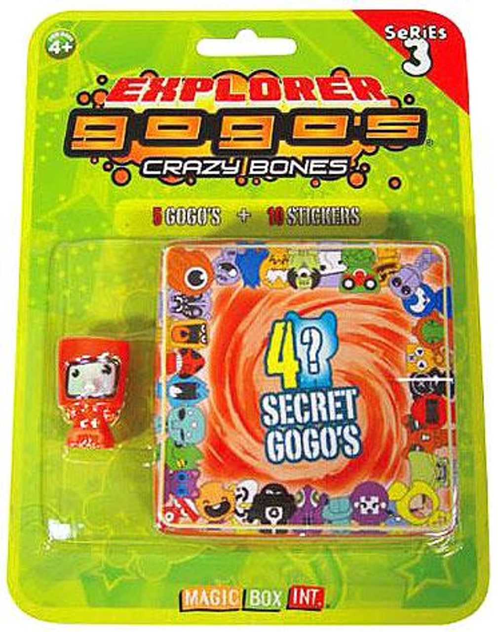 Crazy Bones Gogo's Series 3 Explorer Blister Pack