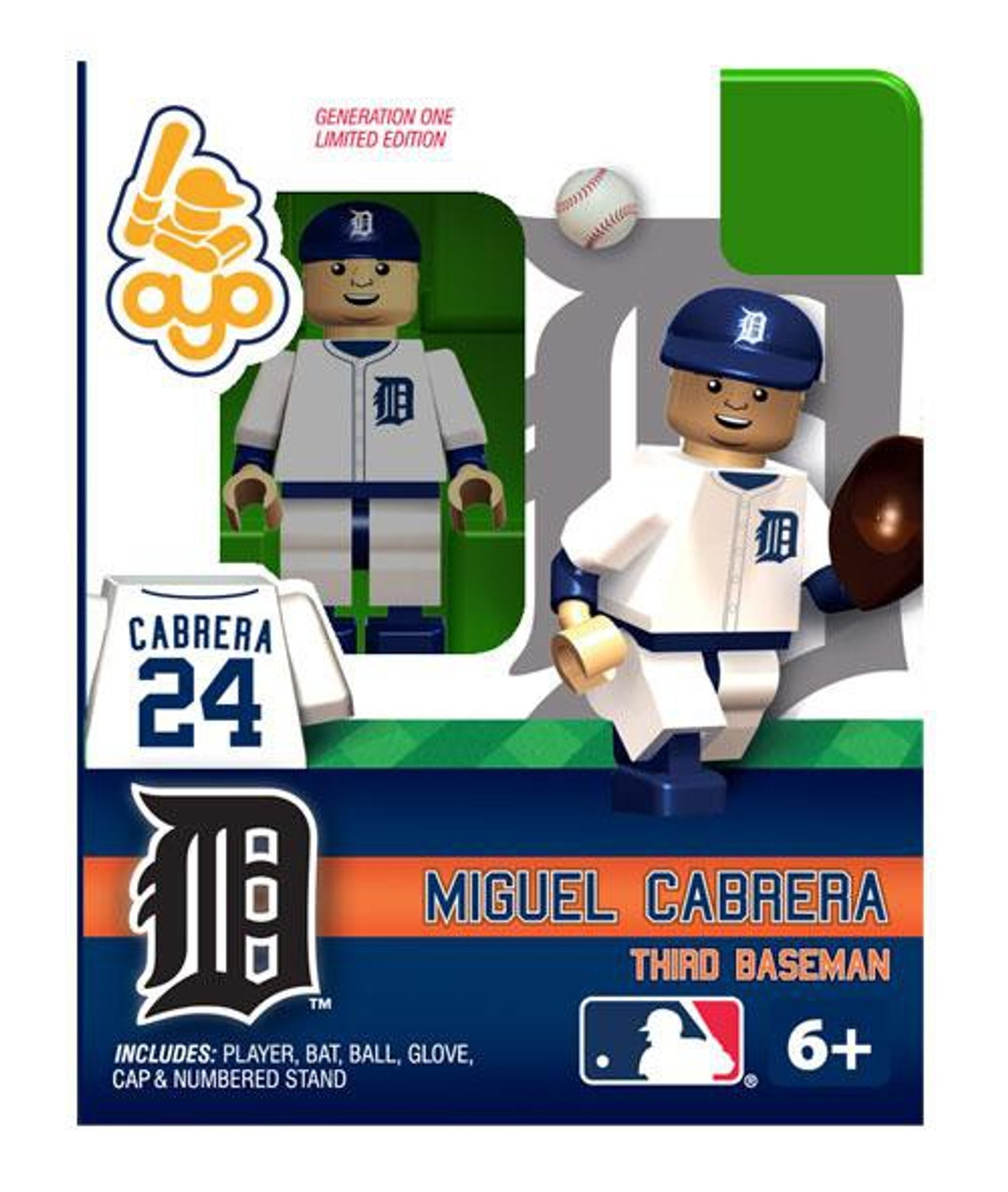 Detroit Tigers MLB Generation One Miguel Cabrera Minifigure