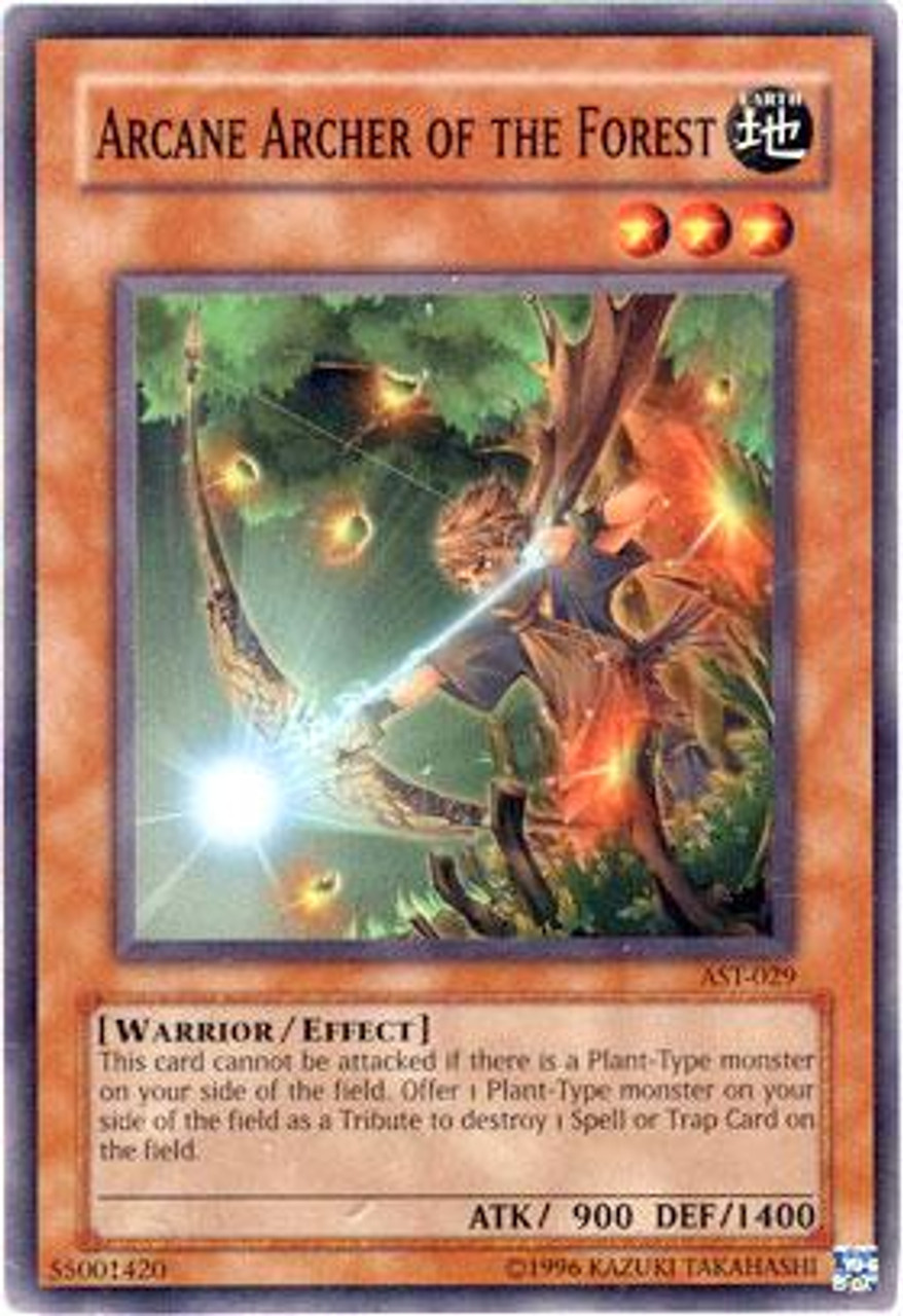 YuGiOh Ancient Sanctuary Common Arcane Archer of the Forest AST-029