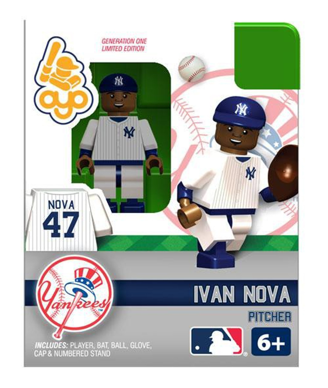 New York Yankees MLB Generation One Ivan Nova Minifigure
