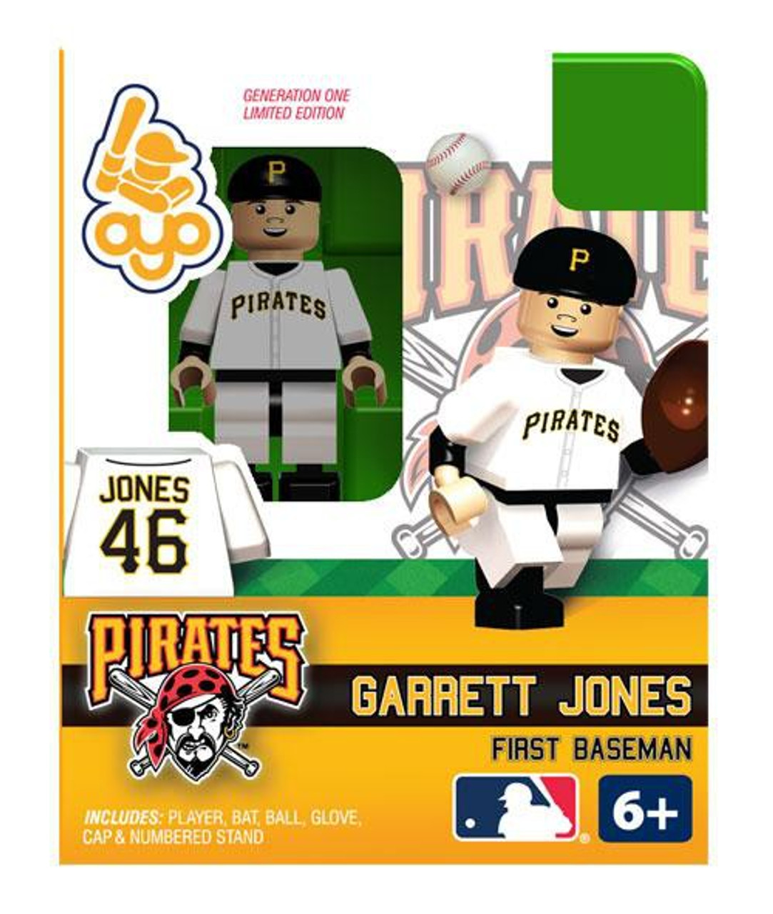 Pittsburgh Pirates MLB Generation One Garrett Jones Minifigure