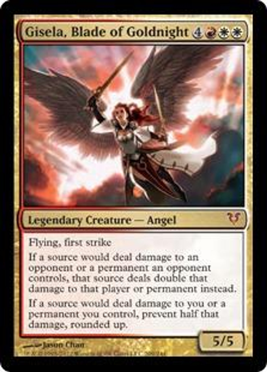 MtG Avacyn Restored Mythic Rare Gisela, Blade of Goldnight #209