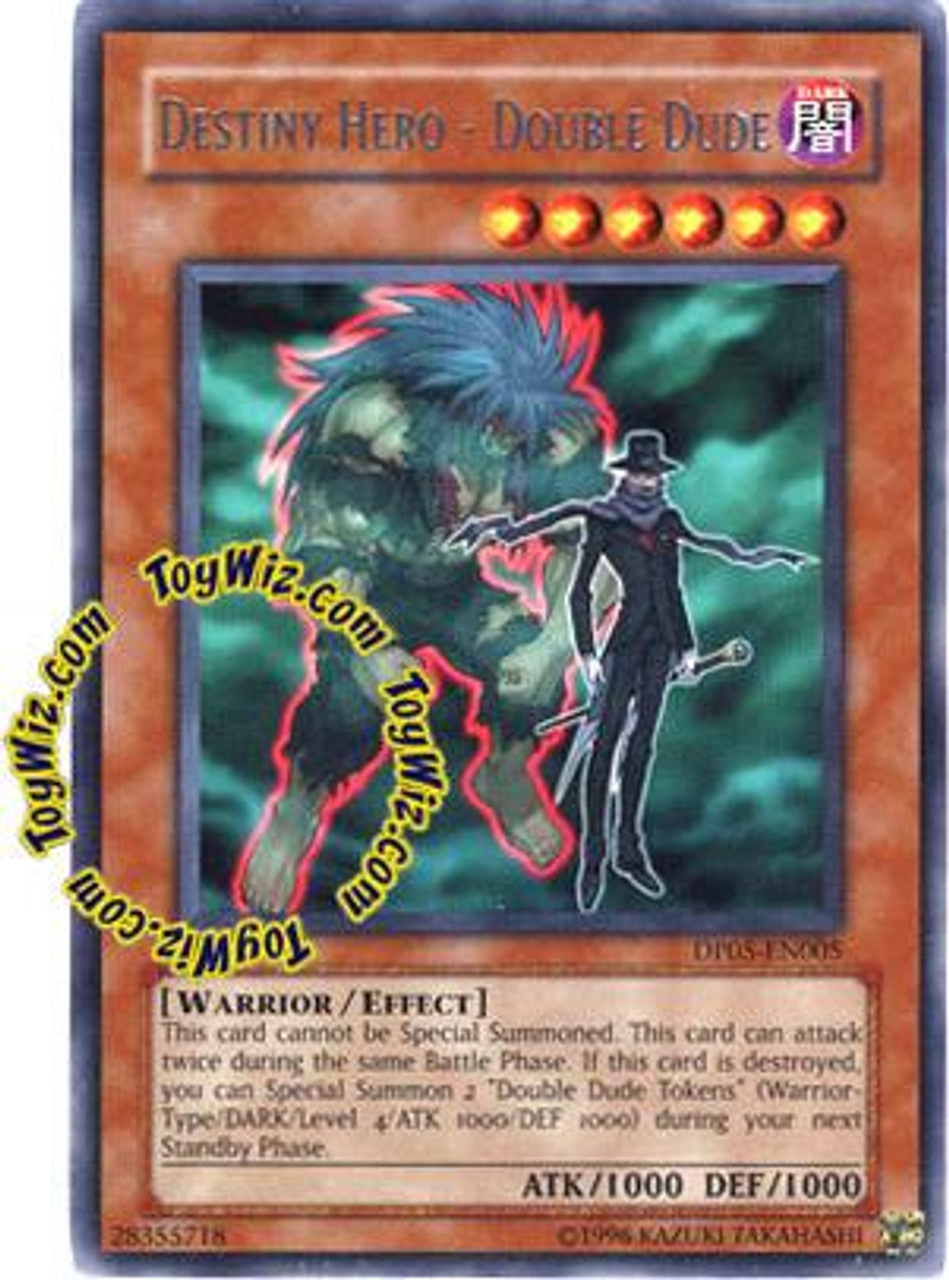 YuGiOh GX Duelist Series Aster Phoenix Rare Destiny Hero - Double Dude DP05-EN005