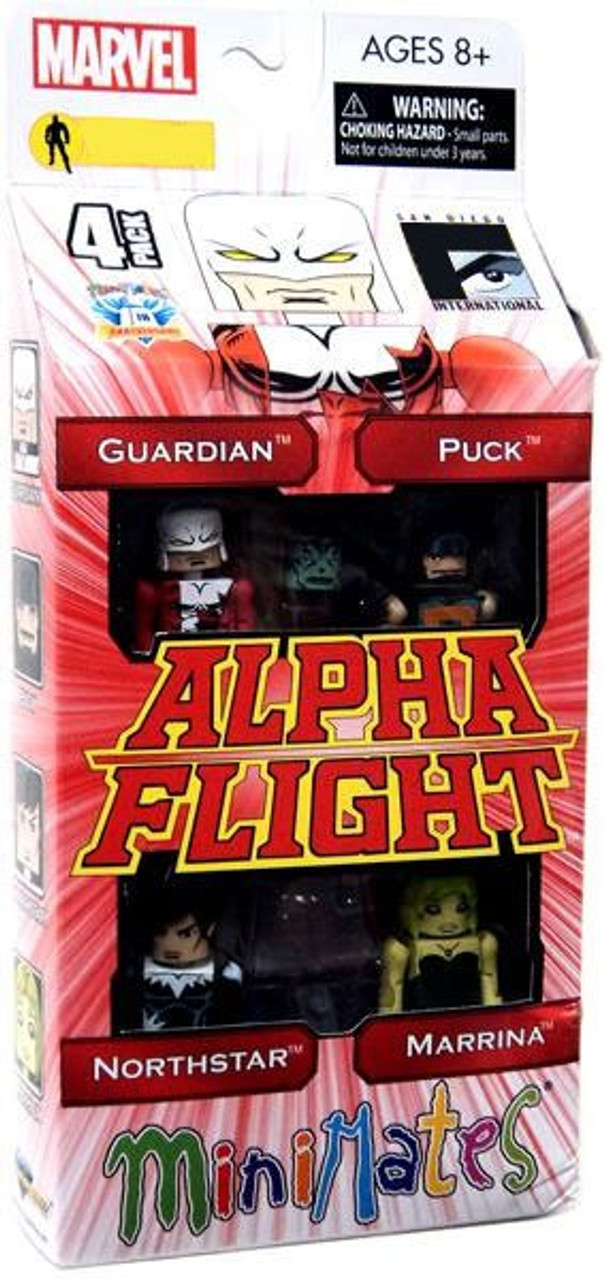 Marvel Minimates Alpha Flight Exclusive Minifigure 4-Pack