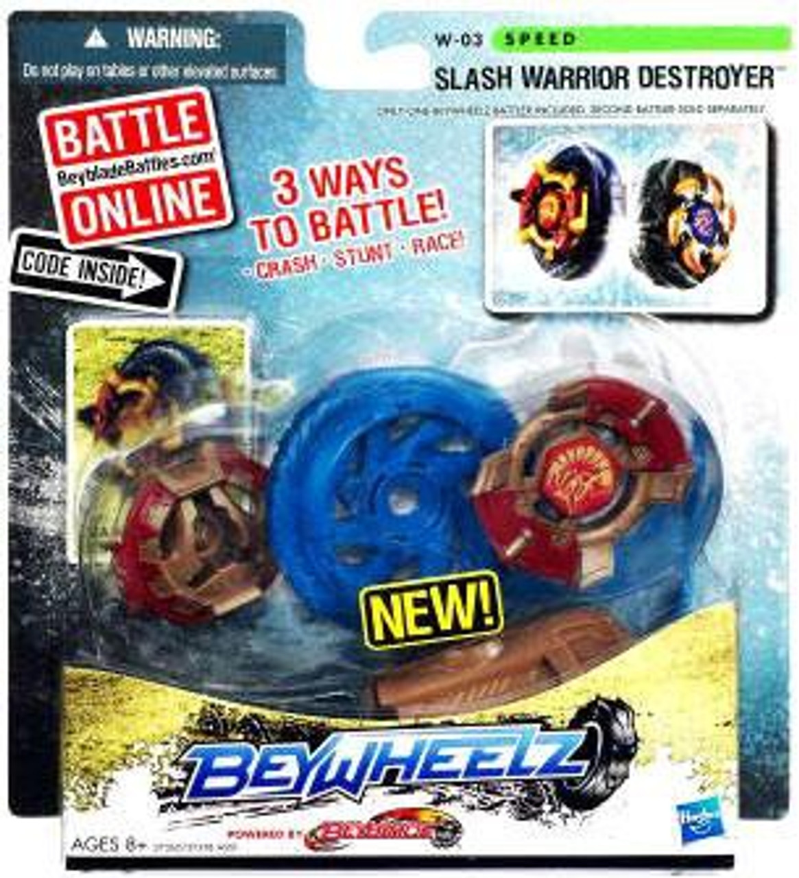 Beyblade Beywheelz Slash Warrior Destroyer W-03