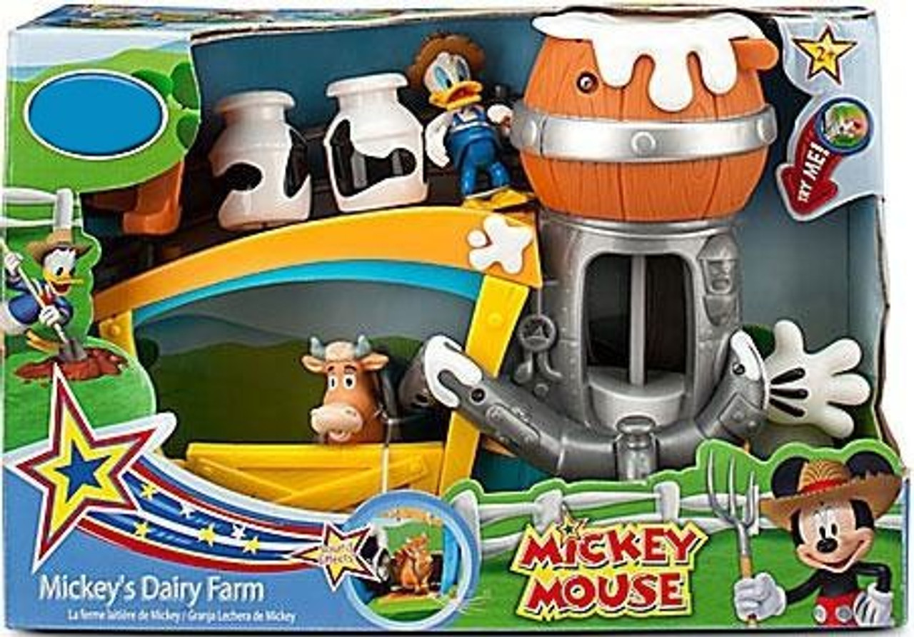 Disney Mickey Mouse Mickey's Dairy Farm Exclusive Playset