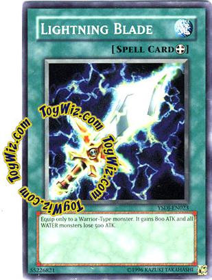 YuGiOh GX Starter Deck Jaden Yuki Single Card Common Lightning Blade