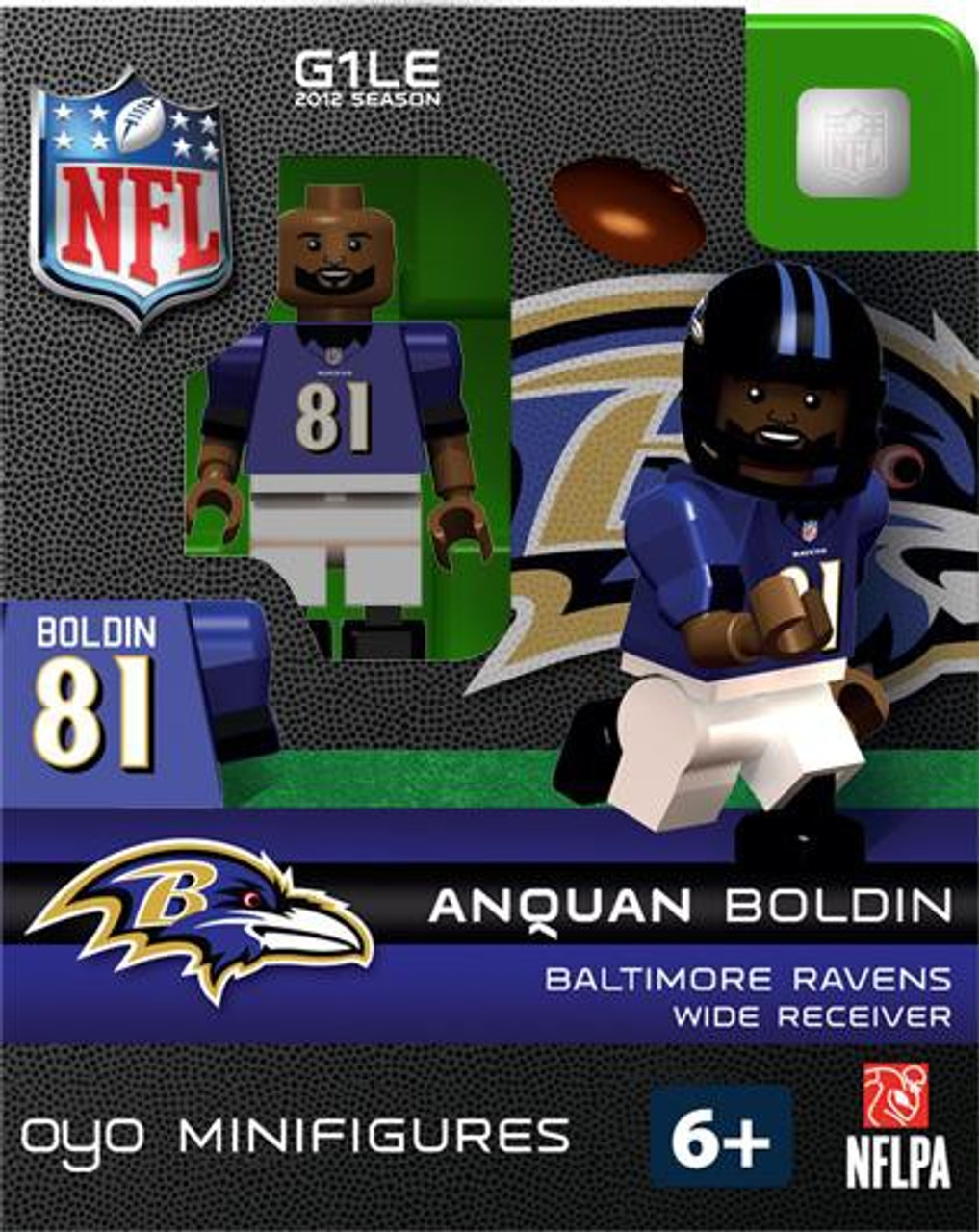 Baltimore Ravens NFL Generation 1 2012 Season Anquan Boldin Minifigure