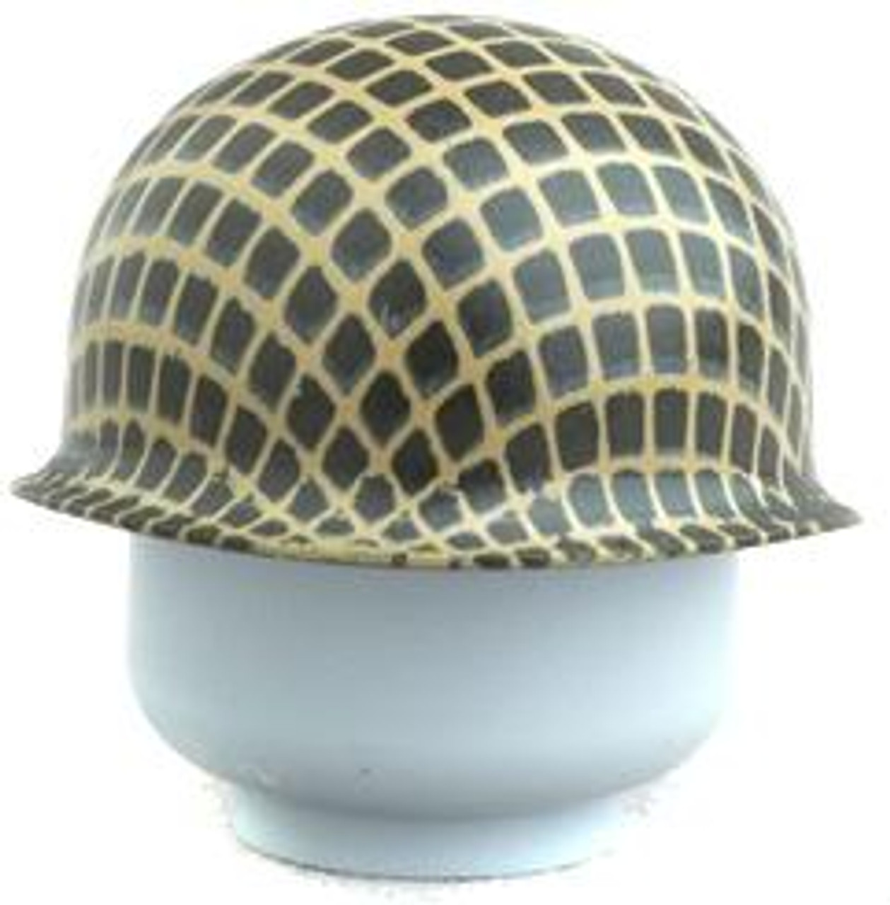 Citizen Brick Custom Painted M1 Steel Pot Helmet with Webbing Loose Accessory