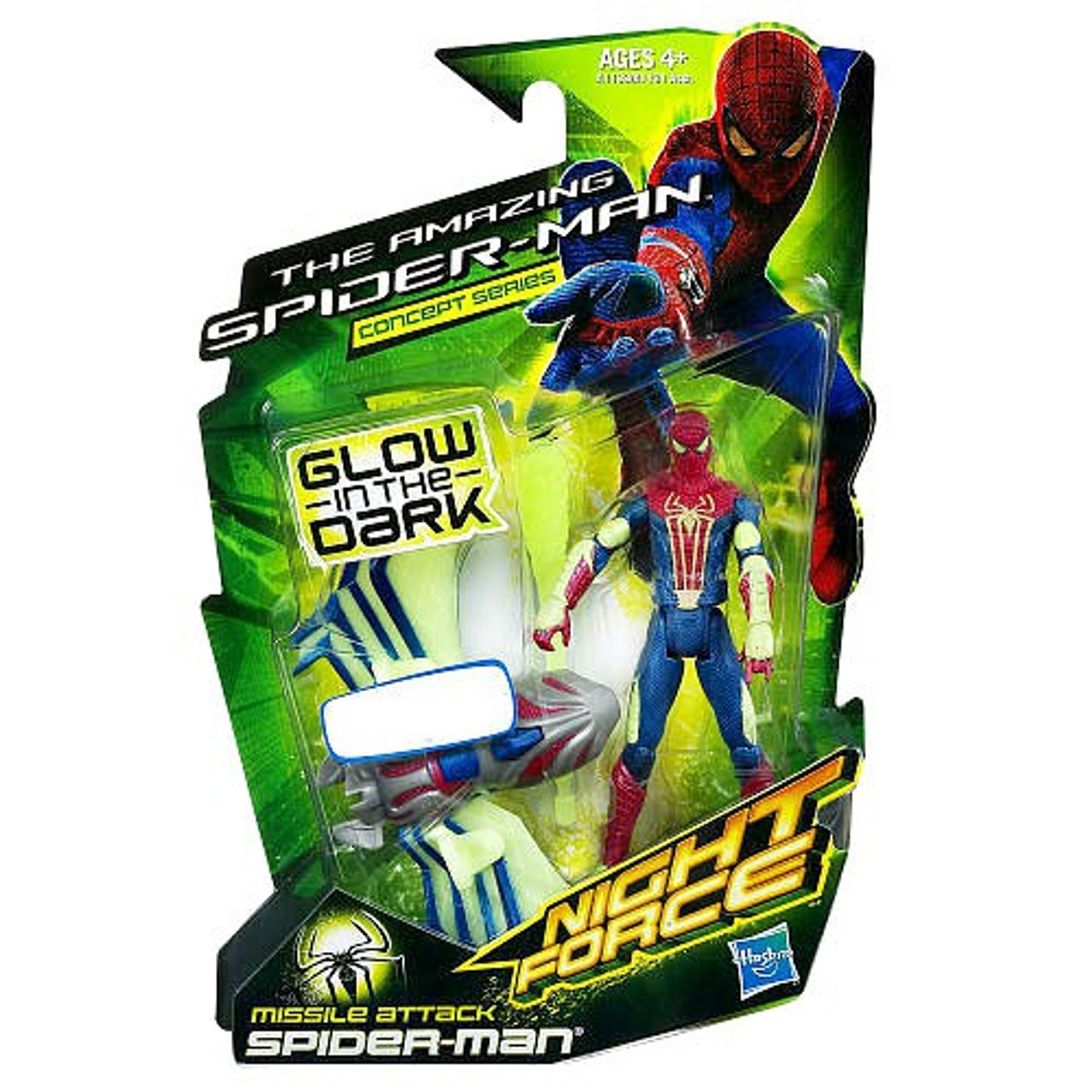 The Amazing Spider-Man Night Force Concept Series Missle Attack Spider-Man Exclusive Action figure
